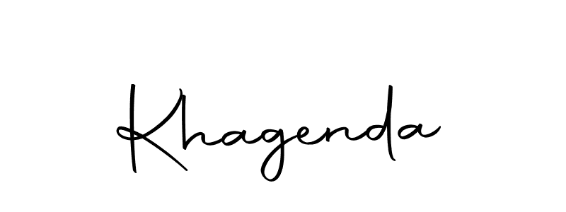 Here are the top 10 professional signature styles for the name Khagenda. These are the best autograph styles you can use for your name. Khagenda signature style 10 images and pictures png