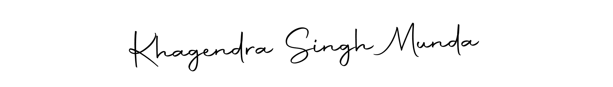 Use a signature maker to create a handwritten signature online. With this signature software, you can design (Autography-DOLnW) your own signature for name Khagendra Singh Munda. Khagendra Singh Munda signature style 10 images and pictures png