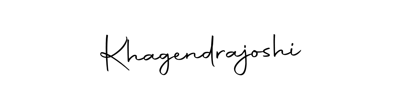 Make a beautiful signature design for name Khagendrajoshi. With this signature (Autography-DOLnW) style, you can create a handwritten signature for free. Khagendrajoshi signature style 10 images and pictures png