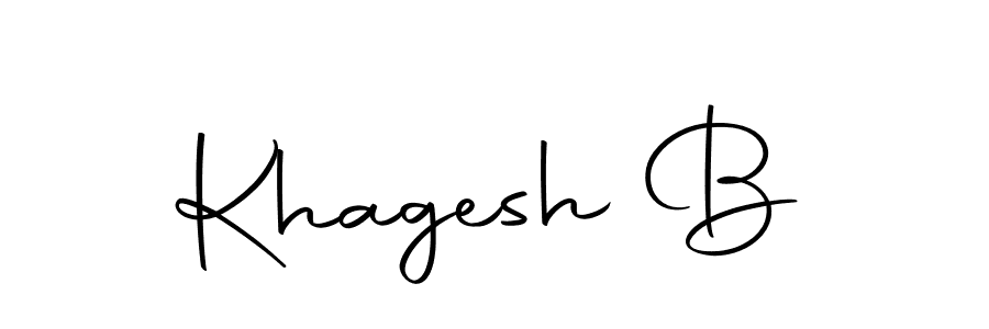 How to make Khagesh B signature? Autography-DOLnW is a professional autograph style. Create handwritten signature for Khagesh B name. Khagesh B signature style 10 images and pictures png