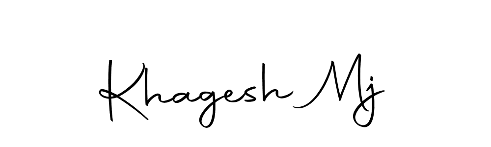 Design your own signature with our free online signature maker. With this signature software, you can create a handwritten (Autography-DOLnW) signature for name Khagesh Mj. Khagesh Mj signature style 10 images and pictures png