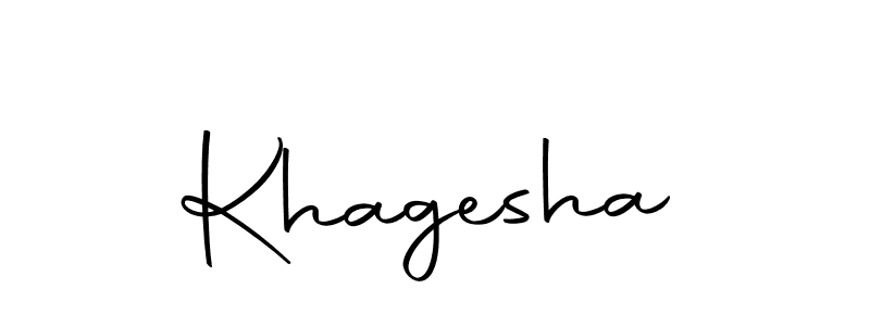 Make a beautiful signature design for name Khagesha. Use this online signature maker to create a handwritten signature for free. Khagesha signature style 10 images and pictures png
