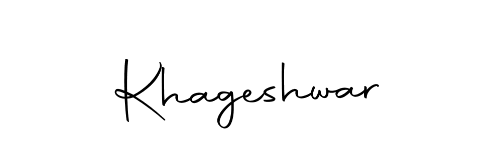 The best way (Autography-DOLnW) to make a short signature is to pick only two or three words in your name. The name Khageshwar include a total of six letters. For converting this name. Khageshwar signature style 10 images and pictures png