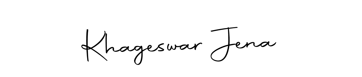 Also we have Khageswar Jena name is the best signature style. Create professional handwritten signature collection using Autography-DOLnW autograph style. Khageswar Jena signature style 10 images and pictures png