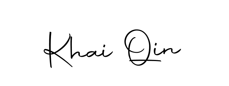 You can use this online signature creator to create a handwritten signature for the name Khai Qin. This is the best online autograph maker. Khai Qin signature style 10 images and pictures png