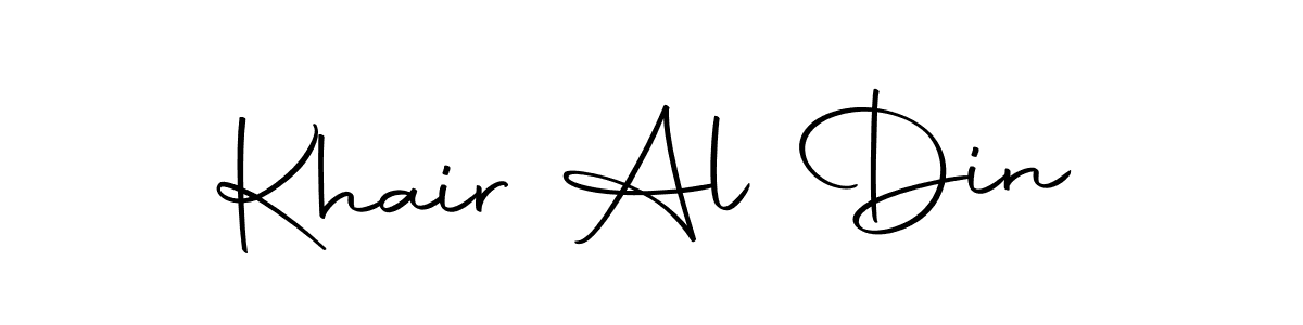 Make a beautiful signature design for name Khair Al Din. Use this online signature maker to create a handwritten signature for free. Khair Al Din signature style 10 images and pictures png