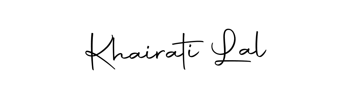 Create a beautiful signature design for name Khairati Lal. With this signature (Autography-DOLnW) fonts, you can make a handwritten signature for free. Khairati Lal signature style 10 images and pictures png