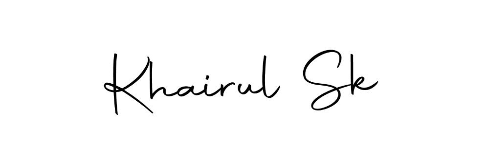 Make a beautiful signature design for name Khairul Sk. Use this online signature maker to create a handwritten signature for free. Khairul Sk signature style 10 images and pictures png