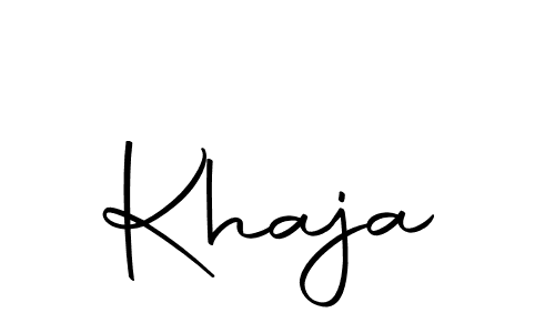 Make a beautiful signature design for name Khaja. With this signature (Autography-DOLnW) style, you can create a handwritten signature for free. Khaja signature style 10 images and pictures png