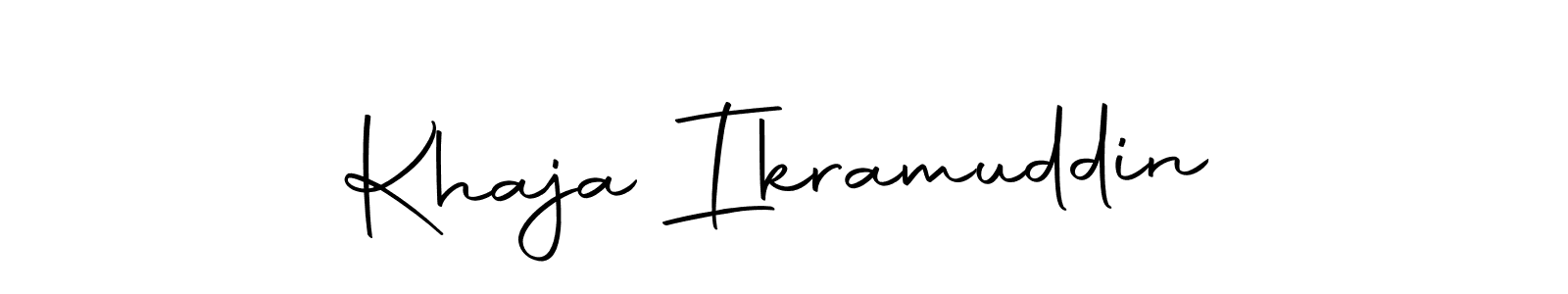 Similarly Autography-DOLnW is the best handwritten signature design. Signature creator online .You can use it as an online autograph creator for name Khaja Ikramuddin. Khaja Ikramuddin signature style 10 images and pictures png