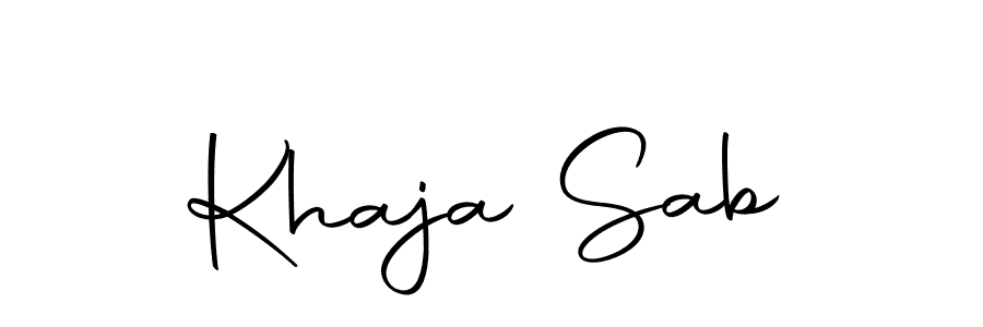 The best way (Autography-DOLnW) to make a short signature is to pick only two or three words in your name. The name Khaja Sab include a total of six letters. For converting this name. Khaja Sab signature style 10 images and pictures png