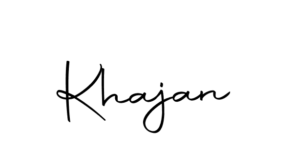 Create a beautiful signature design for name Khajan. With this signature (Autography-DOLnW) fonts, you can make a handwritten signature for free. Khajan signature style 10 images and pictures png