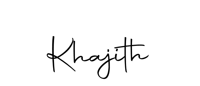 How to make Khajith name signature. Use Autography-DOLnW style for creating short signs online. This is the latest handwritten sign. Khajith signature style 10 images and pictures png