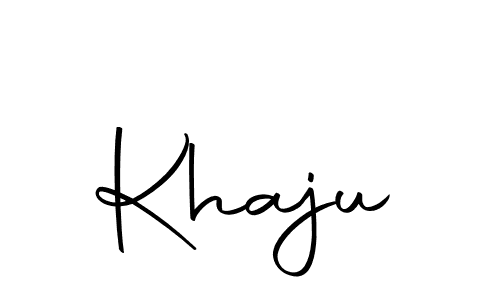 How to make Khaju signature? Autography-DOLnW is a professional autograph style. Create handwritten signature for Khaju name. Khaju signature style 10 images and pictures png