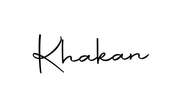 The best way (Autography-DOLnW) to make a short signature is to pick only two or three words in your name. The name Khakan include a total of six letters. For converting this name. Khakan signature style 10 images and pictures png