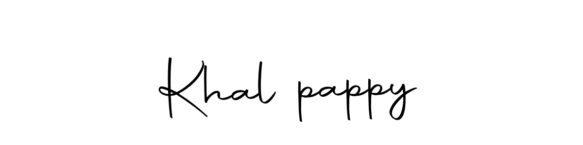 Also we have Khal♡pappy name is the best signature style. Create professional handwritten signature collection using Autography-DOLnW autograph style. Khal♡pappy signature style 10 images and pictures png