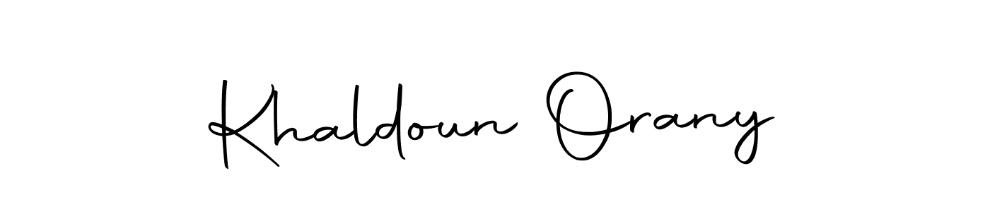 Similarly Autography-DOLnW is the best handwritten signature design. Signature creator online .You can use it as an online autograph creator for name Khaldoun Orany. Khaldoun Orany signature style 10 images and pictures png