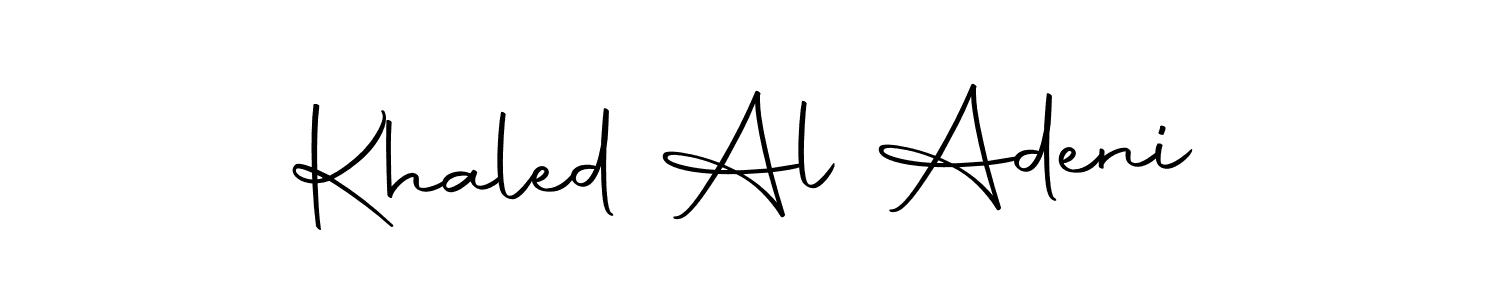 You should practise on your own different ways (Autography-DOLnW) to write your name (Khaled Al Adeni) in signature. don't let someone else do it for you. Khaled Al Adeni signature style 10 images and pictures png