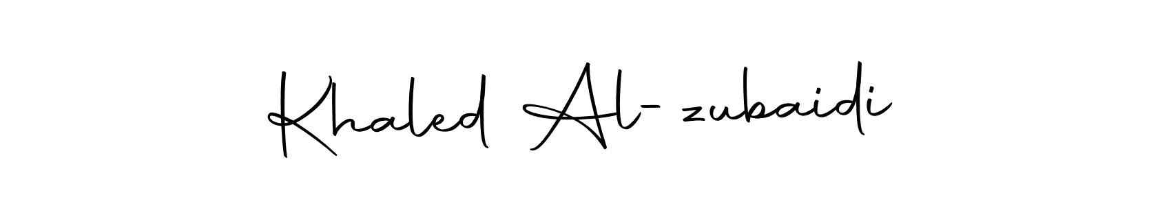 Check out images of Autograph of Khaled Al-zubaidi name. Actor Khaled Al-zubaidi Signature Style. Autography-DOLnW is a professional sign style online. Khaled Al-zubaidi signature style 10 images and pictures png