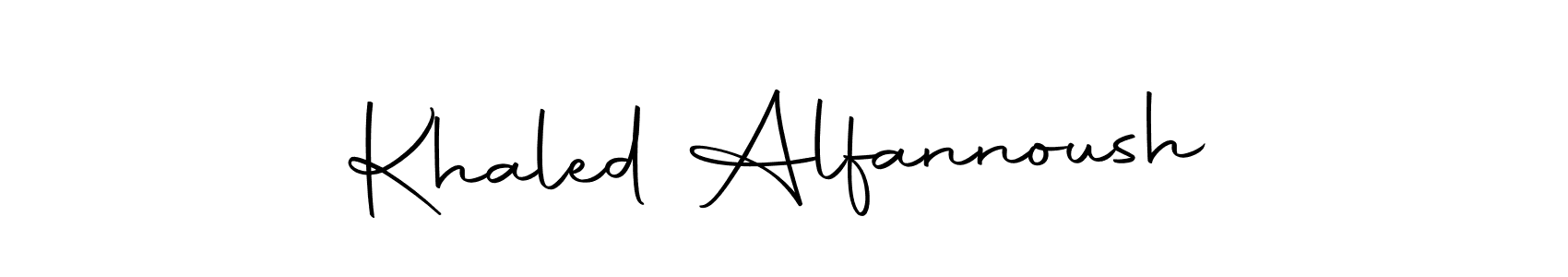 Here are the top 10 professional signature styles for the name Khaled Alfannoush. These are the best autograph styles you can use for your name. Khaled Alfannoush signature style 10 images and pictures png