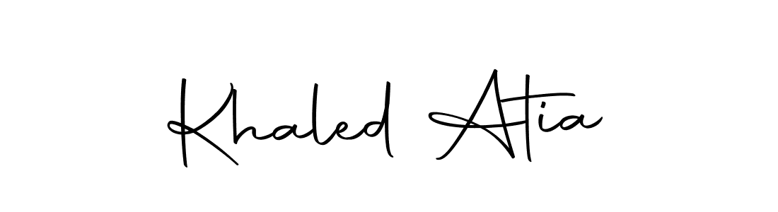 Make a short Khaled Atia signature style. Manage your documents anywhere anytime using Autography-DOLnW. Create and add eSignatures, submit forms, share and send files easily. Khaled Atia signature style 10 images and pictures png