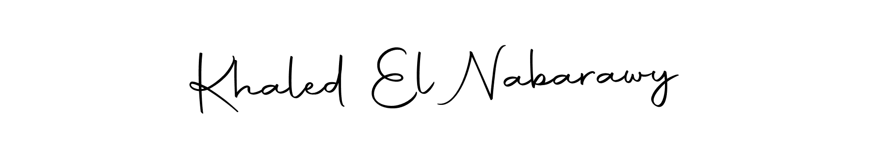 Khaled El Nabarawy stylish signature style. Best Handwritten Sign (Autography-DOLnW) for my name. Handwritten Signature Collection Ideas for my name Khaled El Nabarawy. Khaled El Nabarawy signature style 10 images and pictures png