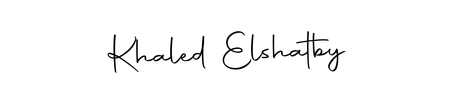 if you are searching for the best signature style for your name Khaled Elshatby. so please give up your signature search. here we have designed multiple signature styles  using Autography-DOLnW. Khaled Elshatby signature style 10 images and pictures png