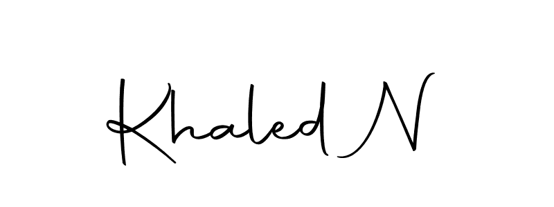 Best and Professional Signature Style for Khaled N. Autography-DOLnW Best Signature Style Collection. Khaled N signature style 10 images and pictures png