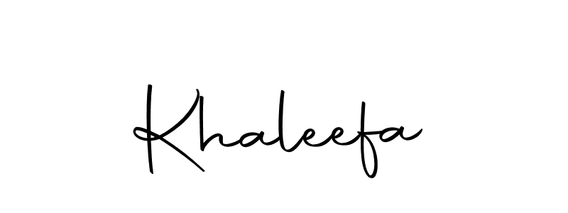 Make a beautiful signature design for name Khaleefa. With this signature (Autography-DOLnW) style, you can create a handwritten signature for free. Khaleefa signature style 10 images and pictures png