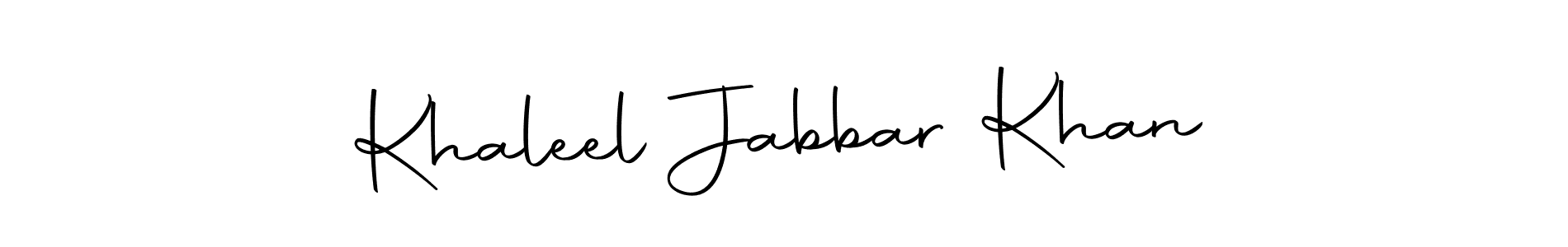 Similarly Autography-DOLnW is the best handwritten signature design. Signature creator online .You can use it as an online autograph creator for name Khaleel Jabbar Khan. Khaleel Jabbar Khan signature style 10 images and pictures png