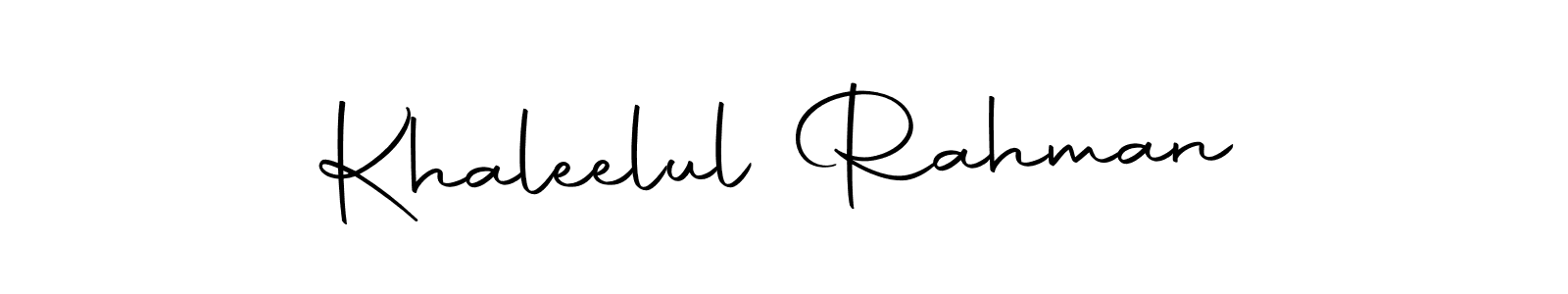 It looks lik you need a new signature style for name Khaleelul Rahman. Design unique handwritten (Autography-DOLnW) signature with our free signature maker in just a few clicks. Khaleelul Rahman signature style 10 images and pictures png