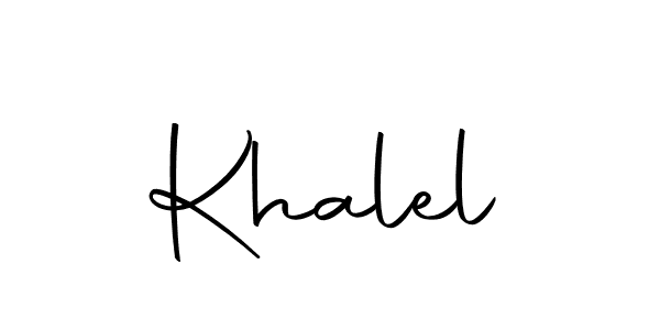 The best way (Autography-DOLnW) to make a short signature is to pick only two or three words in your name. The name Khalel include a total of six letters. For converting this name. Khalel signature style 10 images and pictures png