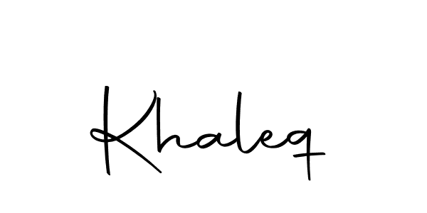 Make a beautiful signature design for name Khaleq. Use this online signature maker to create a handwritten signature for free. Khaleq signature style 10 images and pictures png
