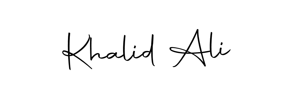 Autography-DOLnW is a professional signature style that is perfect for those who want to add a touch of class to their signature. It is also a great choice for those who want to make their signature more unique. Get Khalid Ali name to fancy signature for free. Khalid Ali signature style 10 images and pictures png