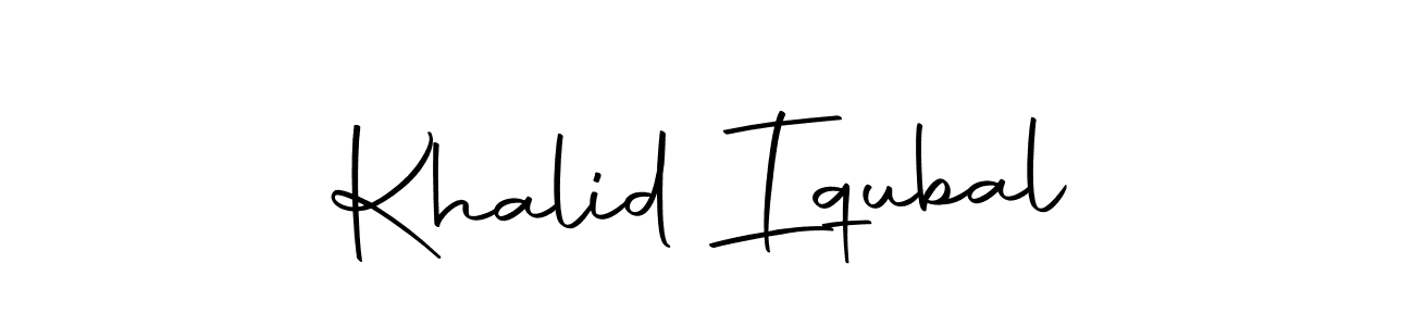 How to make Khalid Iqubal signature? Autography-DOLnW is a professional autograph style. Create handwritten signature for Khalid Iqubal name. Khalid Iqubal signature style 10 images and pictures png