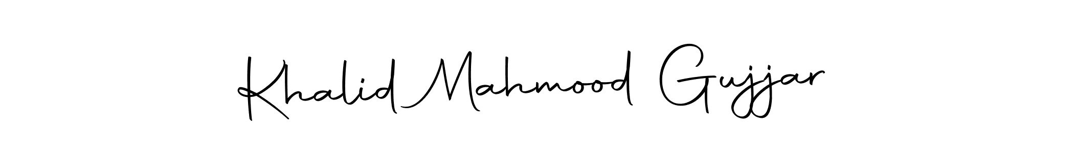 You should practise on your own different ways (Autography-DOLnW) to write your name (Khalid Mahmood Gujjar) in signature. don't let someone else do it for you. Khalid Mahmood Gujjar signature style 10 images and pictures png