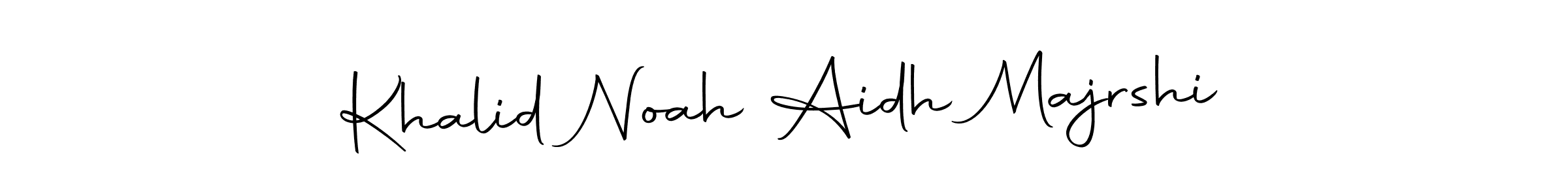 Also You can easily find your signature by using the search form. We will create Khalid Noah Aidh Majrshi name handwritten signature images for you free of cost using Autography-DOLnW sign style. Khalid Noah Aidh Majrshi signature style 10 images and pictures png