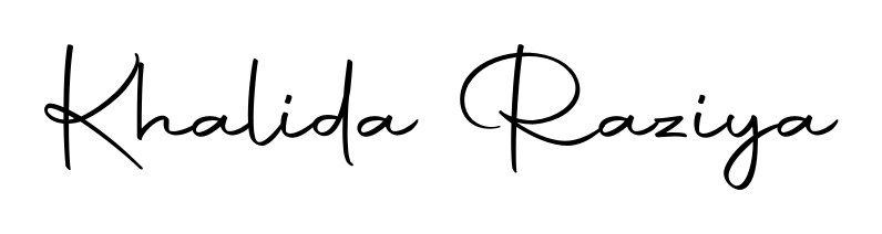 Turn your name Khalida Raziya into a signature brand with Autography-DOLnW styling. Download in standard PNG or transparent format anytime. Khalida Raziya signature style 10 images and pictures png