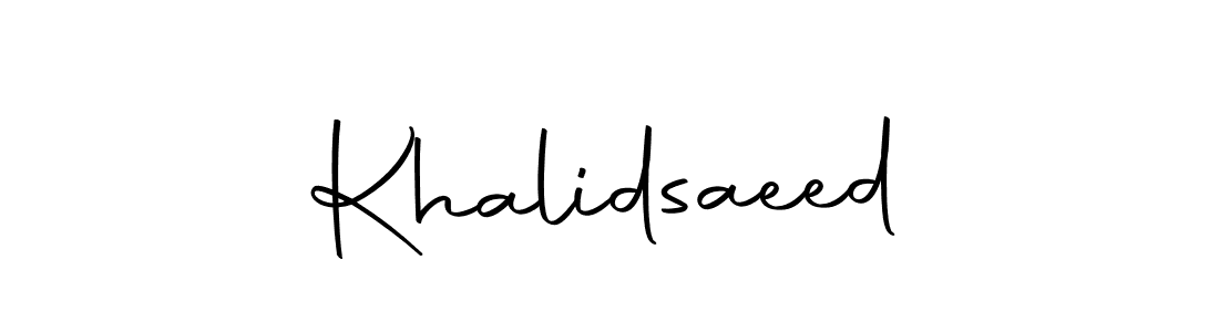 if you are searching for the best signature style for your name Khalidsaeed. so please give up your signature search. here we have designed multiple signature styles  using Autography-DOLnW. Khalidsaeed signature style 10 images and pictures png