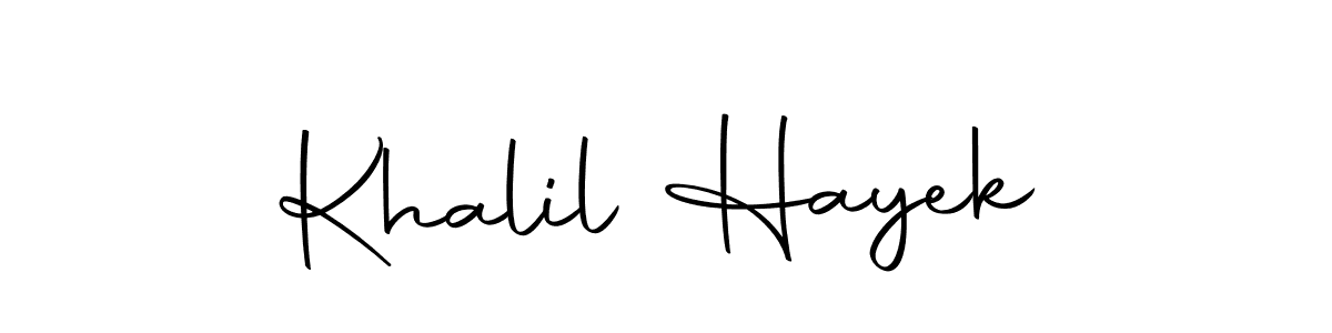 Similarly Autography-DOLnW is the best handwritten signature design. Signature creator online .You can use it as an online autograph creator for name Khalil Hayek. Khalil Hayek signature style 10 images and pictures png