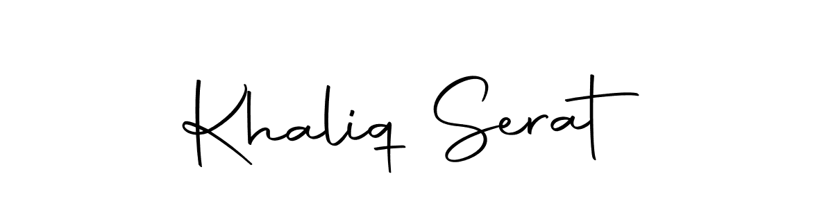 Here are the top 10 professional signature styles for the name Khaliq Serat. These are the best autograph styles you can use for your name. Khaliq Serat signature style 10 images and pictures png