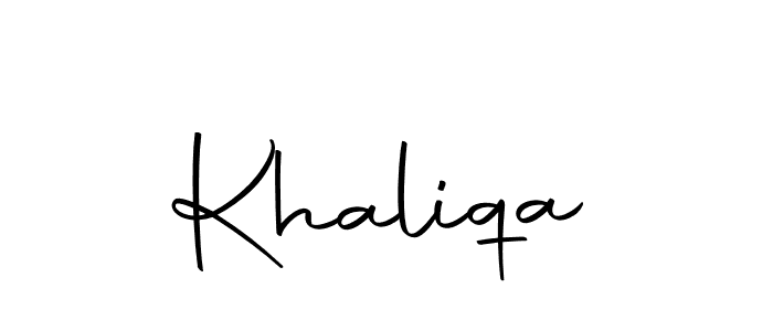 Also we have Khaliqa name is the best signature style. Create professional handwritten signature collection using Autography-DOLnW autograph style. Khaliqa signature style 10 images and pictures png