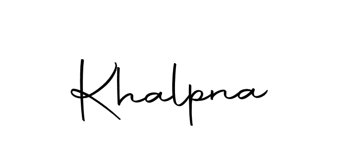 Khalpna stylish signature style. Best Handwritten Sign (Autography-DOLnW) for my name. Handwritten Signature Collection Ideas for my name Khalpna. Khalpna signature style 10 images and pictures png