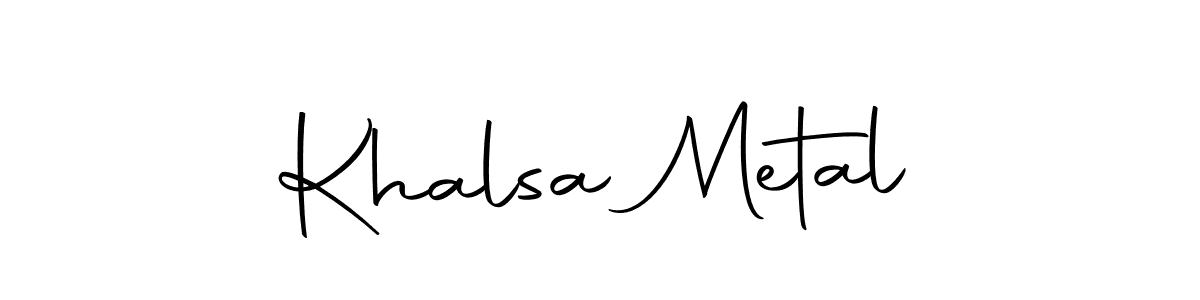 Make a beautiful signature design for name Khalsa Metal. With this signature (Autography-DOLnW) style, you can create a handwritten signature for free. Khalsa Metal signature style 10 images and pictures png