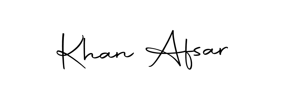 Design your own signature with our free online signature maker. With this signature software, you can create a handwritten (Autography-DOLnW) signature for name Khan Afsar. Khan Afsar signature style 10 images and pictures png