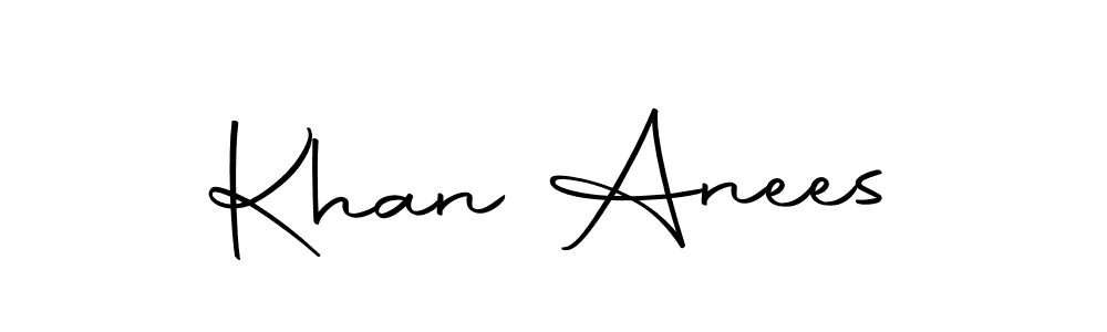 Make a beautiful signature design for name Khan Anees. With this signature (Autography-DOLnW) style, you can create a handwritten signature for free. Khan Anees signature style 10 images and pictures png