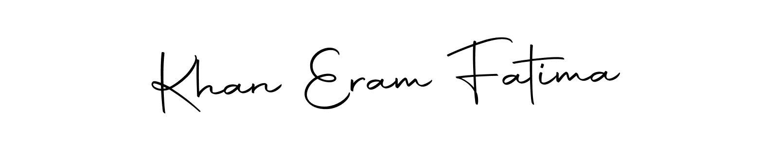 Here are the top 10 professional signature styles for the name Khan Eram Fatima. These are the best autograph styles you can use for your name. Khan Eram Fatima signature style 10 images and pictures png