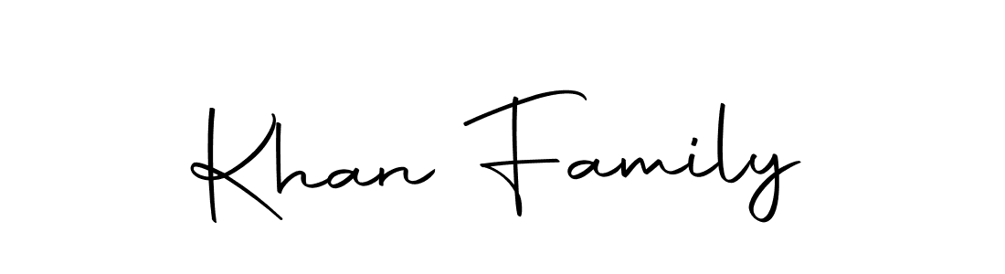 Khan Family stylish signature style. Best Handwritten Sign (Autography-DOLnW) for my name. Handwritten Signature Collection Ideas for my name Khan Family. Khan Family signature style 10 images and pictures png