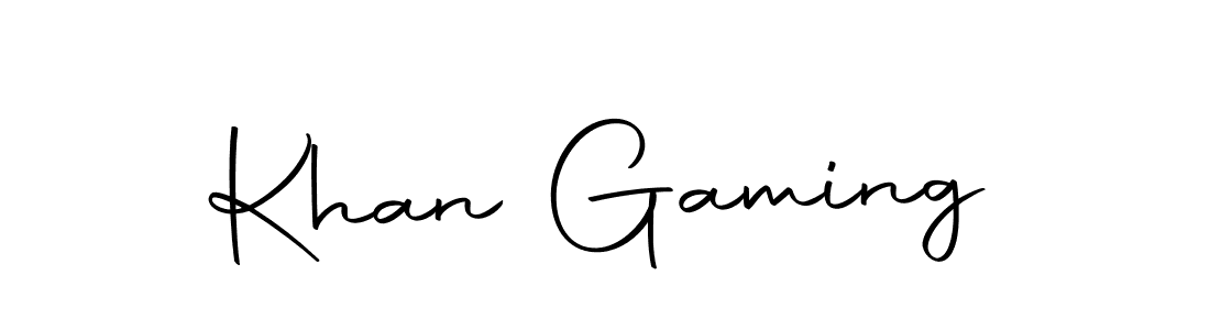Also we have Khan Gaming name is the best signature style. Create professional handwritten signature collection using Autography-DOLnW autograph style. Khan Gaming signature style 10 images and pictures png