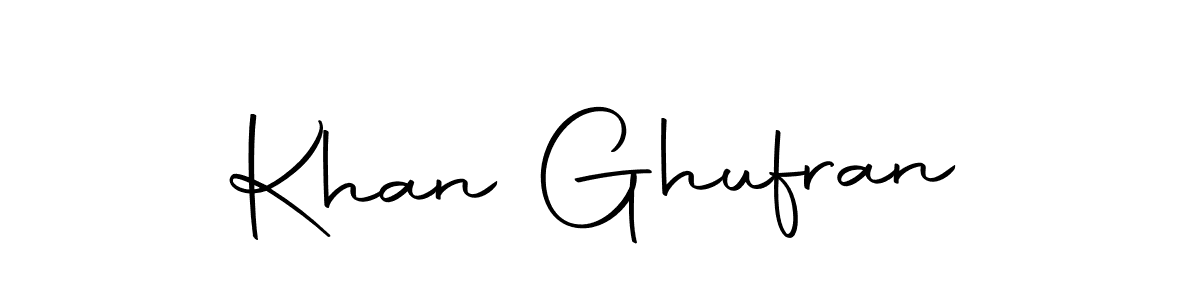 Similarly Autography-DOLnW is the best handwritten signature design. Signature creator online .You can use it as an online autograph creator for name Khan Ghufran. Khan Ghufran signature style 10 images and pictures png